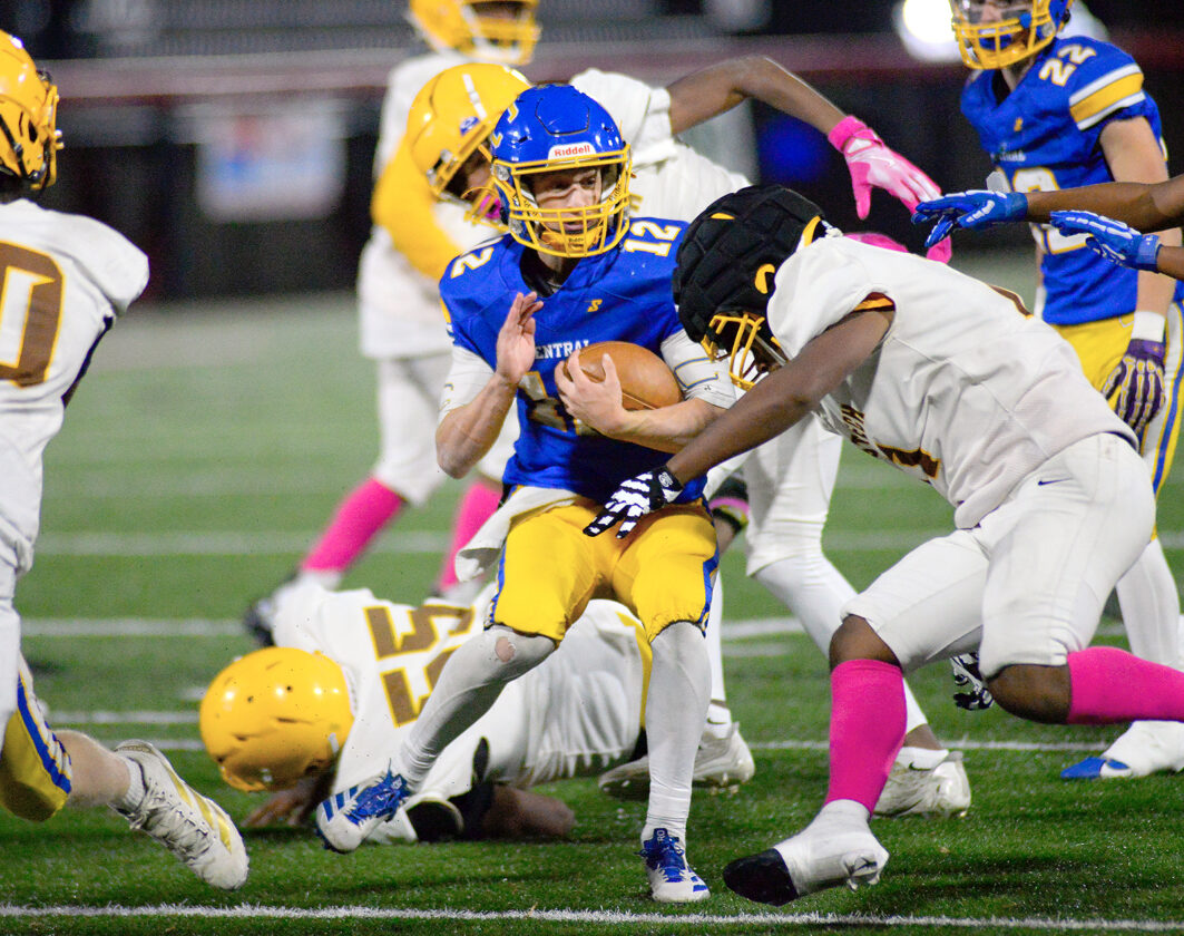 Crusaders pull away for senior night win
